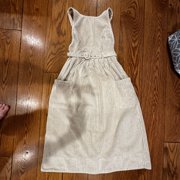 Free People Cream Corduroy Dress - Picture 8 of 10